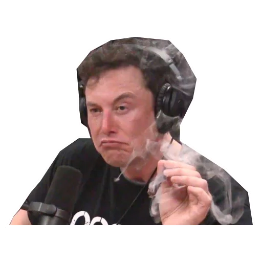 Sticker Elon Pothead - 2