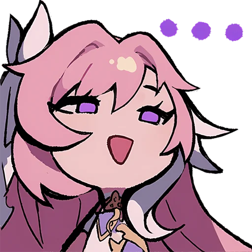 Стикер Elysia Fanset | @honkai_impact_info - 6