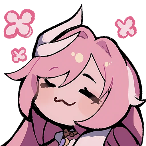 Стикер Elysia Fanset | @honkai_impact_info - 5