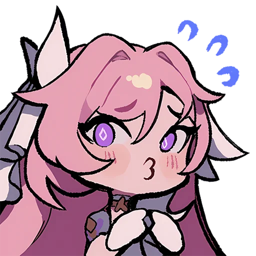 Стикер Elysia Fanset | @honkai_impact_info - 3