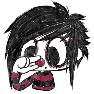 Стикер эмо @anime4_arts - 0