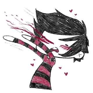 Стикер эмо @anime4_arts - 3