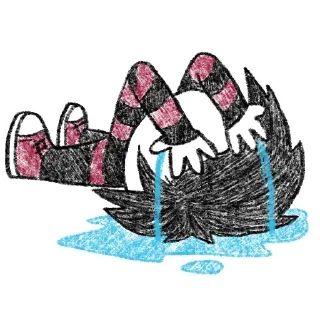 Стикер эмо @anime4_arts - 7