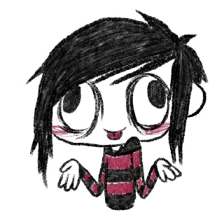 Стикер эмо @anime4_arts - 9