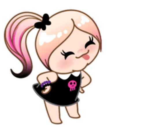 Стикер eMo GirLz 🤘 - 10