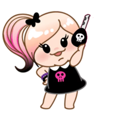 Стикер eMo GirLz 🤘 - 3