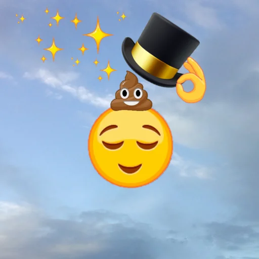 Стикер emoji in the sky by @my_unrefined - 7