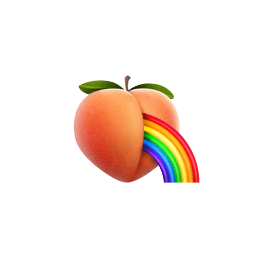 fruit rainbow apple