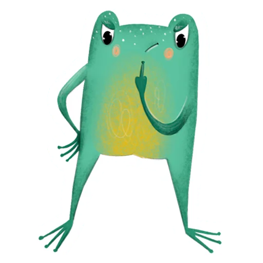 Sticker emotionfrog - 1