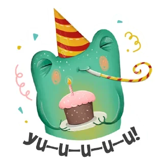 Sticker Лягуха - 7