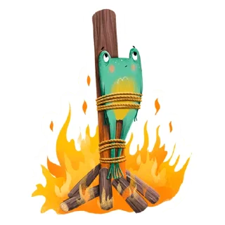 Sticker Лягуха - 2