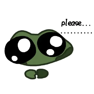 Sticker Эмоциональный квак @anime4_arts - 2