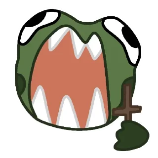 Sticker Эмоциональный квак @anime4_arts - 8