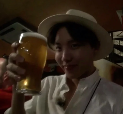 person human face drink