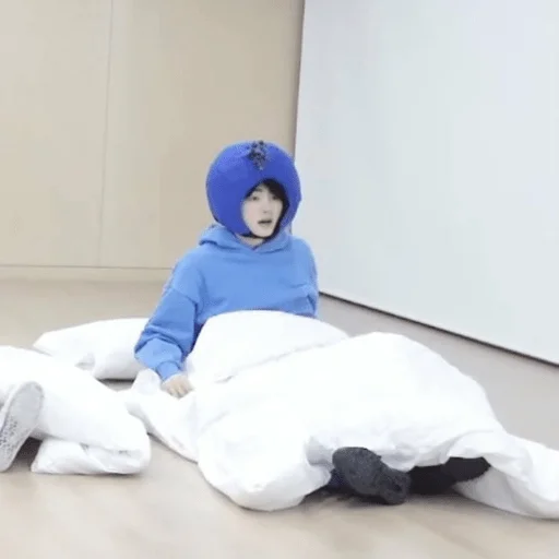 indoor human face wall