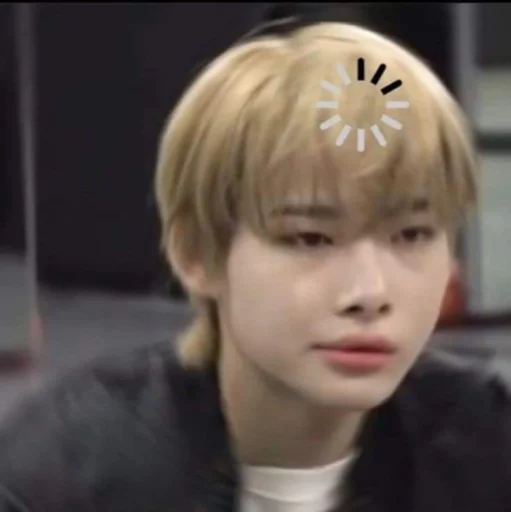 person human face bangs