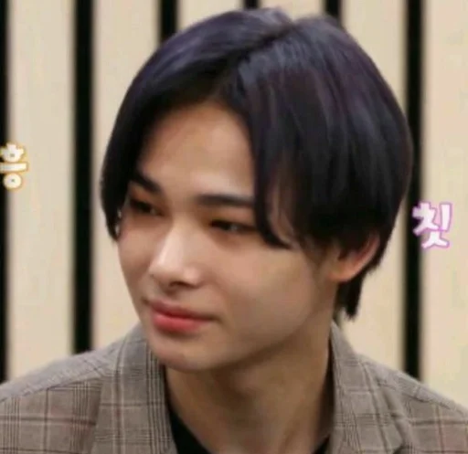 person human face black hair