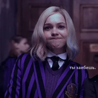 Sticker язык уэнсдей : @morewens - 0