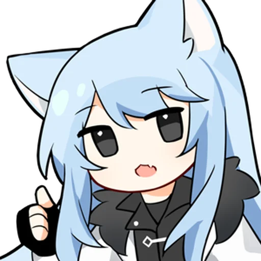 Sticker enoshima_cat_by_NaiDrawBot - 1