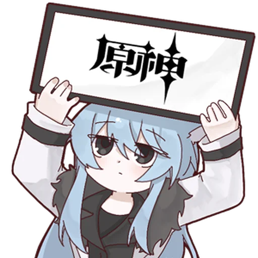 Sticker enoshima_cat_by_NaiDrawBot - 1