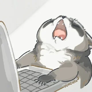 Sticker Енот - 6