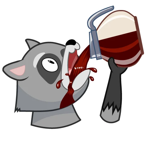 Sticker Енот Матвей - 5