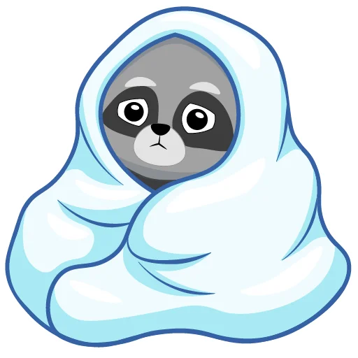 Sticker Енот Матвей - 0