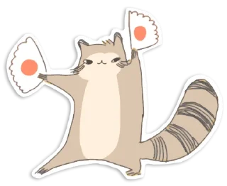 Sticker неведома зверушка - 5