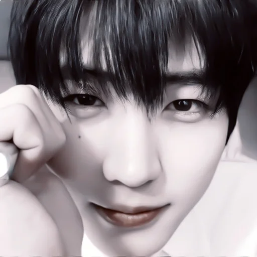 person human face bangs