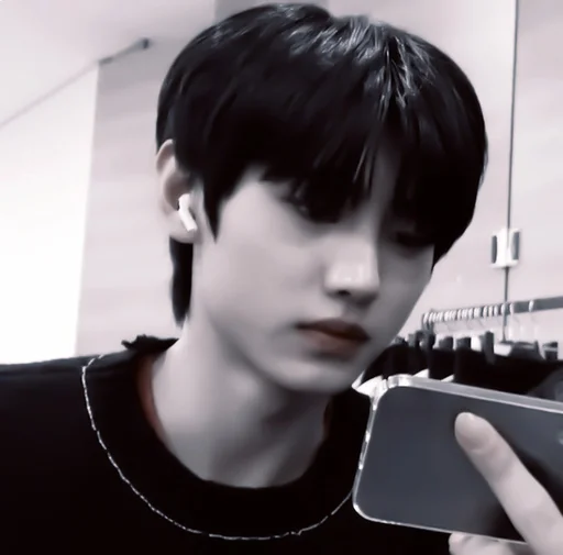 person human face bangs