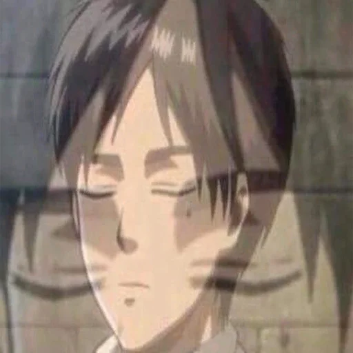 cartoon anime human face