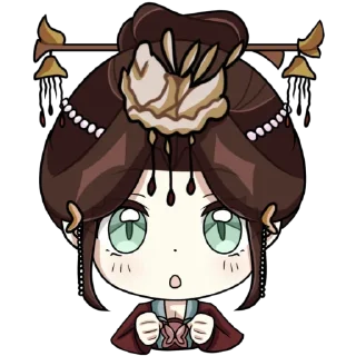 Стикер erha x genshin @kwixxyi - 11