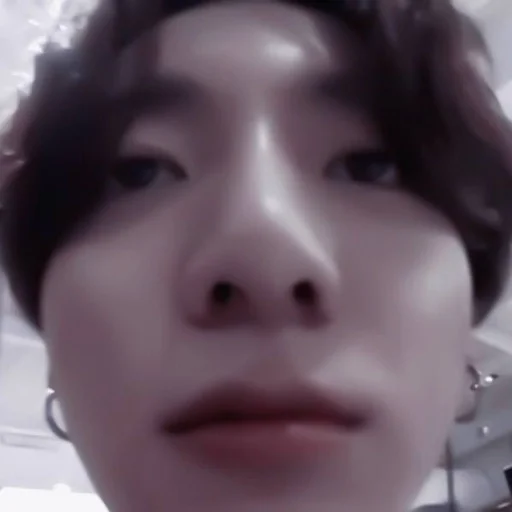 human face lip selfie