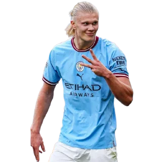 Sticker Haaland by👉 @footballstickers - 3