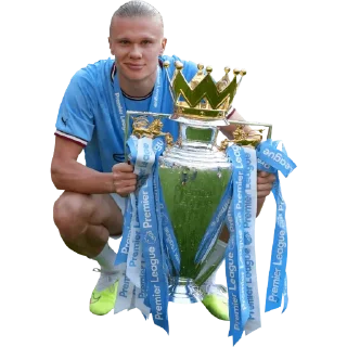 Sticker Haaland by👉 @footballstickers - 2