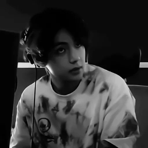 person human face black and white