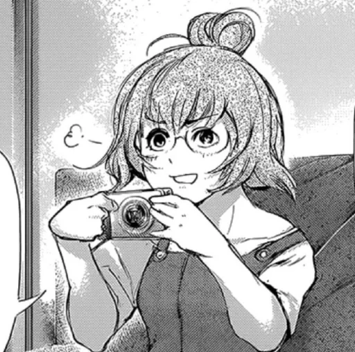 Стикер 芳村エト by @tokyoghoulstickers - 1