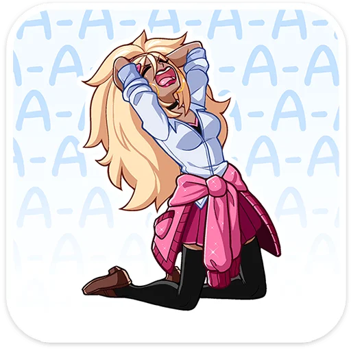 Sticker Эцуко от @TgSticker - 11