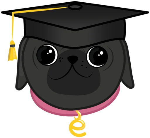 Sticker evathepug - 1