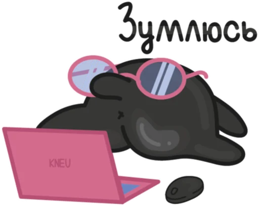 Sticker evathepug - 1