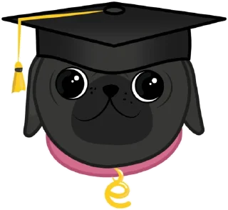 Sticker Eva The Pug by @otch1sleno - 8