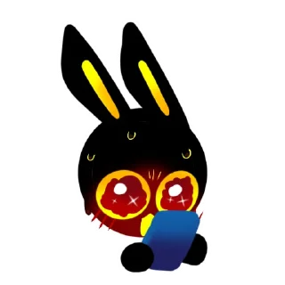 Стикер Зло из золота - 5