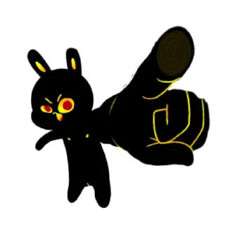 Стикер Зло из золота - 1