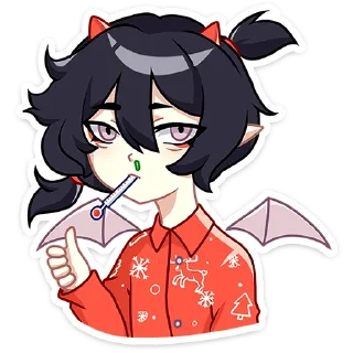 Sticker Новогодняя Ивэлтин @TgSticker - 1