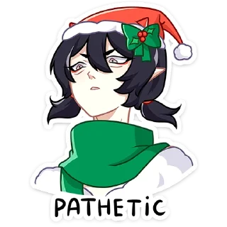 Sticker Новогодняя Ивэлтин @TgSticker - 2