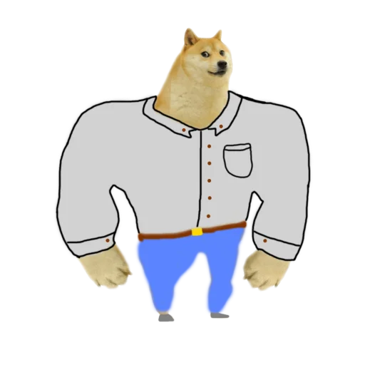 Стикер мемные собаки - 7