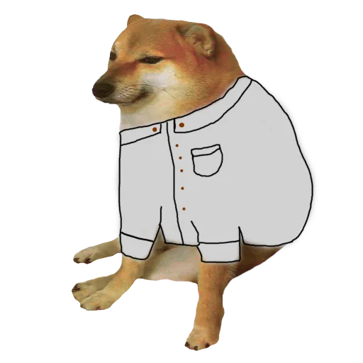 Стикер мемные собаки - 0