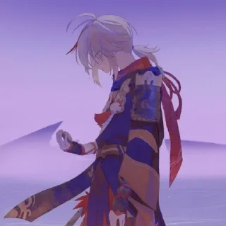 Стикер Кадзуха @itsgensharts - 1