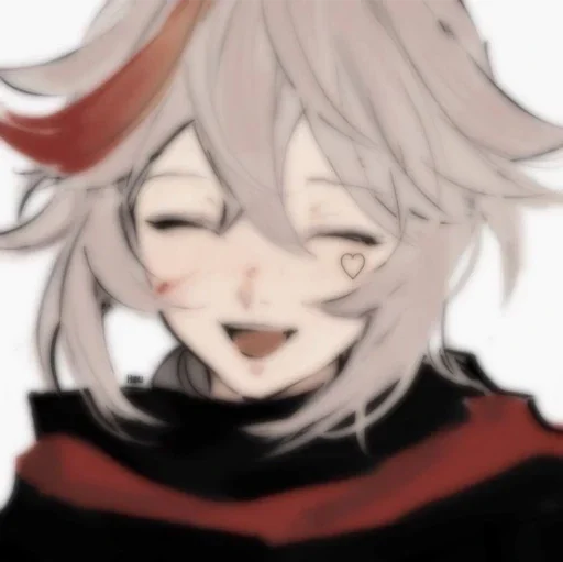 Стикер Кадзуха @itsgensharts - 4