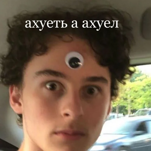 human face car selfie